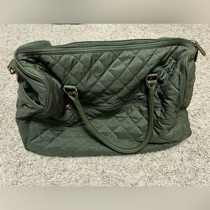 Quilted Green Women's Tote Weekend Bag